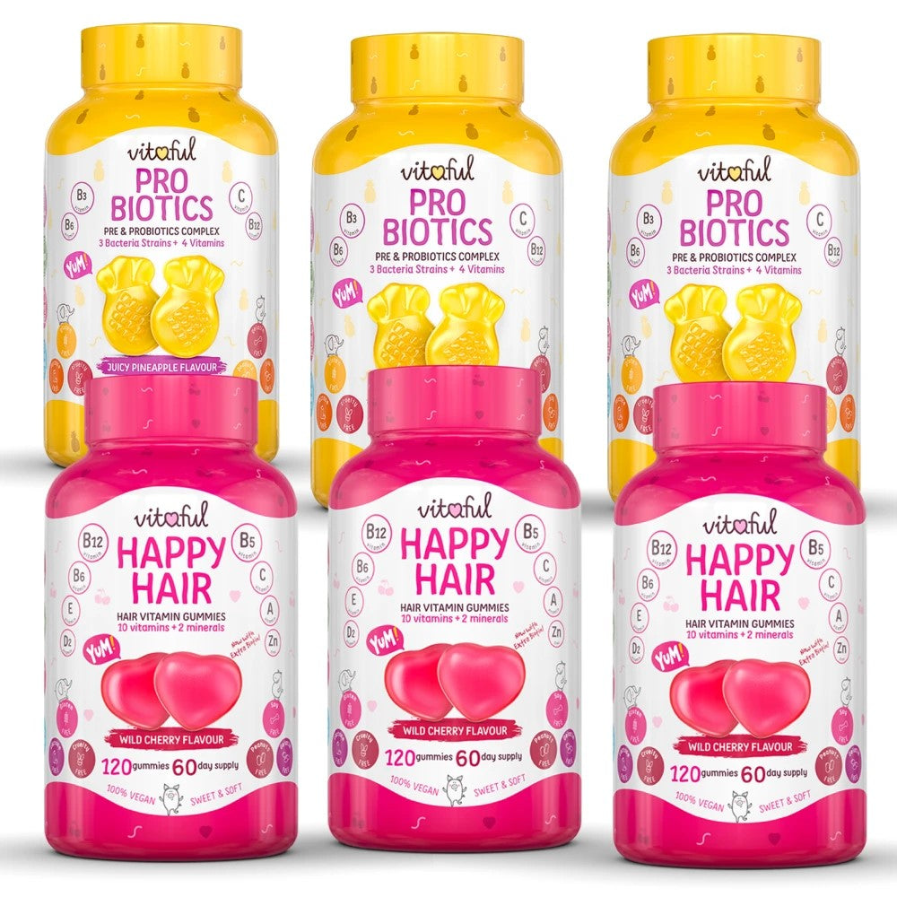 Akciový skúšobný balík Happy Hair & Probiotics