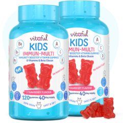 Vitaful Kids Immun-Multi Gumené vitamíny pre deti na posilnenie imunity