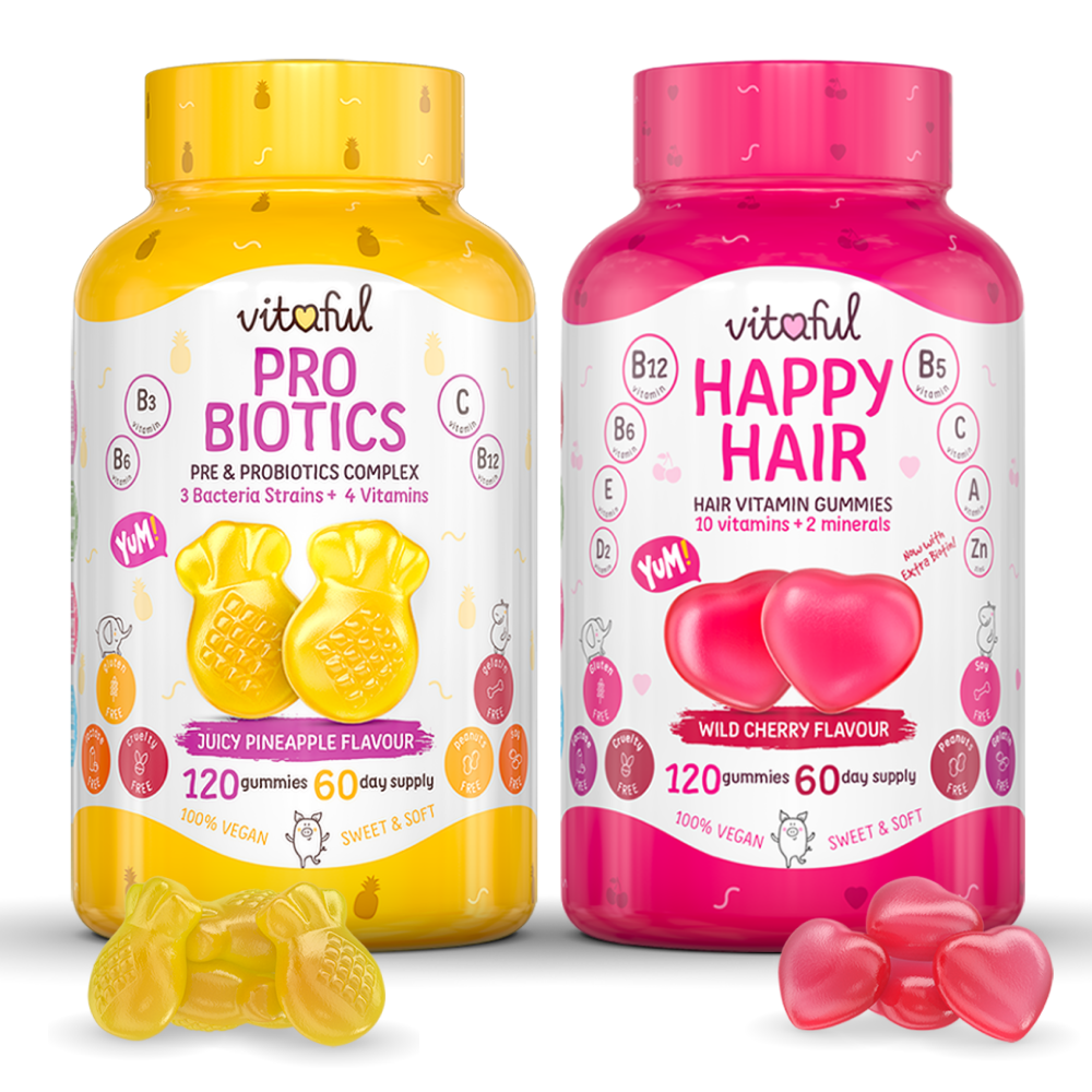 Akciový skúšobný balík Happy Hair & Probiotics